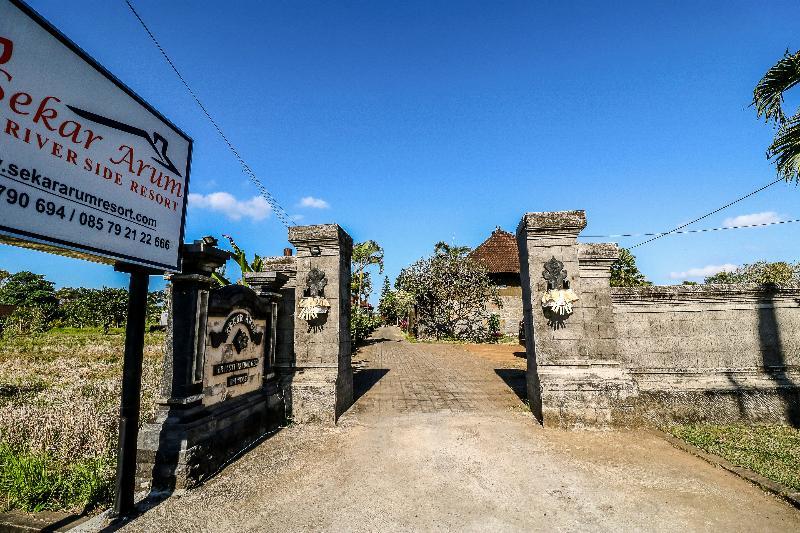 Sekar Arum Riverside Resort Tanah Lot Eksteriør billede